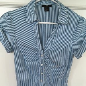 H&M Striped Blouse - size 6